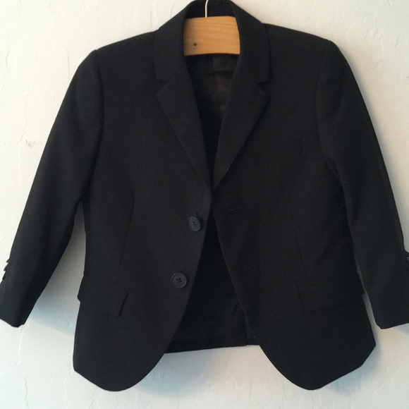 🖤Black Collared Suit Jacket Toddler 2T - Picture 7 of 10